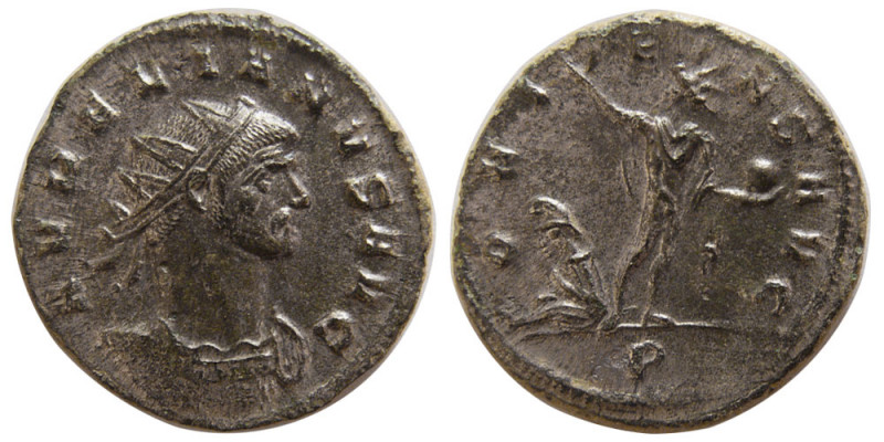 ROMAN EMPIRE. Aurelian. AD. 270-275. Silvered Antoninianus (3.46 gm; 20 mm). Ser...