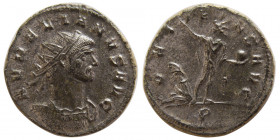 ROMAN EMPIRE. Aurelian. AD. 270-275. Silvered Antoninianus.