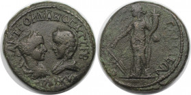 Römische Münzen, MÜNZEN DER RÖMISCHEN KAISERZEIT. Thrakien, Anchialus. Gordianus III. Pius und Tranquillina. Ae 26, 238-244 n. Chr. (10.59 g. 25 mm) V...