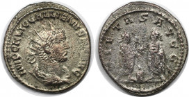 Römische Münzen, MÜNZEN DER RÖMISCHEN KAISERZEIT. Gallienus (253-268 n. Chr). Antoninianus (4.01 g. 22.5 mm). Vs.: IMP CP LIC GALLIENVS PF AVG, drapie...