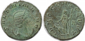 Römische Münzen, MÜNZEN DER RÖMISCHEN KAISERZEIT. Gallienus (253-268 n. Chr) für Salonina. Antoninianus 260-268 n. Chr. (3.24 g. 20 mm) Vs.: SALONINA ...