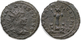Römische Münzen, MÜNZEN DER RÖMISCHEN KAISERZEIT. Claudius II. Gothicus. Antoninianus 268-270 n. Chr. (3.32 g. 20 mm) Vs.: IMP CLAVDIVS PF AVG, Büste ...
