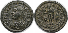 Römische Münzen, MÜNZEN DER RÖMISCHEN KAISERZEIT. Licinius I. (308-324 n. Chr). Follis 317-320 n. Chr. (2.79 g. 18 mm) Vs.: IMP LICINIVS AVG, Drapiert...