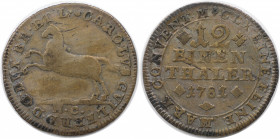 Altdeutsche Münzen und Medaillen, BRAUNSCHWEIG - WOLFENBÜTTEL. Karl Wilhelm Ferdinand (1780-1806). 1/2 Taler 1781 MC. Silber. Schön 340. Fast Vorzügli...