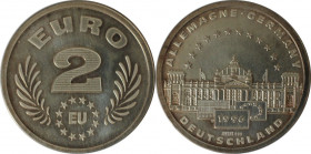 Deutsche Münzen und Medaillen ab 1945, BUNDESREPUBLIK DEUTSCHLAND. 2 Euro 1996, Silber. 999. Stempelglanz
