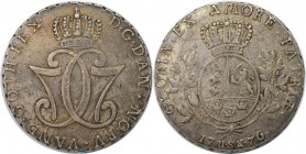 Europäische Münzen und Medaillen, Dänemark / Denmark. Christian VII. (1766-1808). Speciestaler 1776 HSK, Kobenhavn. Silber. Dav. 1308, Hede 11 B. Schö...