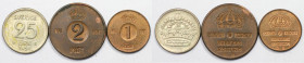 Europäische Münzen und Medaillen, Schweden / Sweden, Lots und Samllungen. 1 Öre 1958, 2 Öre 1953, 25 Öre 1952. Lot von 3 Münzen. Bild ansehen Lot...