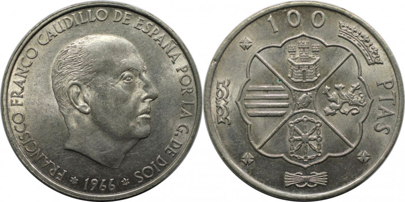 Europäische Münzen und Medaillen, Spanien / Spain. Francisco Franco (1939-1975)....