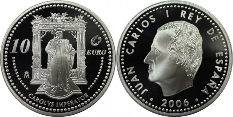 Europäische Münzen und Medaillen, Spanien / Spain. Karl V. / Europaprogramm. 27,...