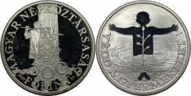 Europäische Münzen und Medaillen, Ungarn / Hungary. Kinderfonds. 500 Forint 1989. 28,0 g. 0.900 Silber. 0.81 OZ. KM 670. Polierte Platte