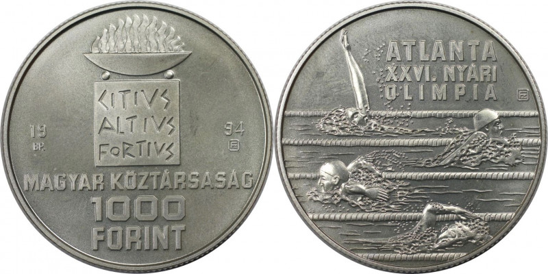 Europäische Münzen und Medaillen, Ungarn / Hungary. XXVI. Olympische Sommerspiel...