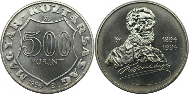 Europäische Münzen und Medaillen, Ungarn / Hungary. 100. Todestag von Lajos Koss...