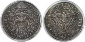 Europäische Münzen und Medaillen, Vatikan - Kirchenstaat. Sedisvakanz. Piastra 1689. Silber. KM 497. PCGS AU 50