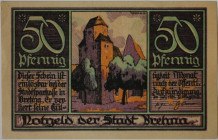 Banknoten, Deutschland / Germany. Notgeld, Provinz Sachsen, Brehna. 50 Pfennig 1921. Mehl 160.3. I-II