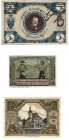 Banknoten, Deutschland / Germany, Lots und Sammlungen. Altötting (Bayern) 50 Pfennig ND. Alten- und Frauenbreitungen (Sachsen-Meiningen) 50 Pfennig 19...