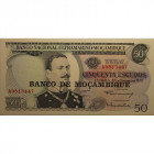 Banknoten, Mosambik / Mozambique. 50 Escudos 1970. P.111. I