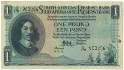 Banknoten, Südafrika / South Africa. 1 Pound 1954. Pick 93e. I-II