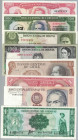 Banknoten, Lots und Sammlungen Banknoten. Uruguay: 100, 500 Pesos 1967 (P.47,48), Bolivia: 10 Pesos Bolivianos 1962 (P/154), 1000 Pesos Bolivianos 198...