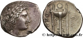 BRUTTIUM - CROTON
Type : Nomos, statère ou didrachme 
Date : c. 300-280 AC 
Mint name / Town : Bruttium, Crotone 
Metal : silver 
Diameter : 20  mm
Or...