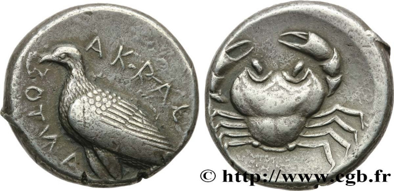 SICILY - AKRAGAS
Type : Tétradrachme 
Date : c. 450 AC. 
Mint name / Town : Agri...
