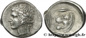 SICILY - LEONTINOI
Type : Tétradrachme "du Maître à la feuille" 
Date : c. 425 AC 
Mint name / Town : Leontinoi 
Metal : silver 
Diameter : 26  mm
Ori...