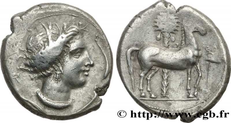 SICILY - SICULO-PUNIC - ENTELLA
Type : Tétradrachme 
Date : c. 350-340 AC. 
Mint...