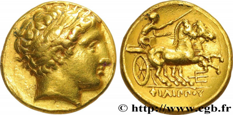 KINGDOM OF MACEDONIA - PHILIP III
Type : Statère d'or 
Date : c. 323-315 AC. 
Mi...