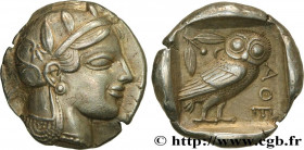 ATTICA - ATHENS
Type : Tétradrachme 
Date : c. 465-460 AC. 
Mint name / Town : Athènes, Attique 
Metal : silver 
Diameter : 25,5  mm
Orientation dies ...