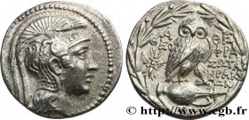 ATTICA - ATHENS
Type : Tétradrachme stéphanophore 
Date : c. 130-129 AC. 
Mint name / Town : Athènes, Attique 
Metal : silver 
Diameter : 30  mm
Orien...