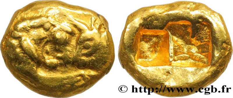 LYDIA - LYDIAN KINGDOM - CROESUS
Type : Statère d’or 
Date : c. 550 AC. 
Mint na...
