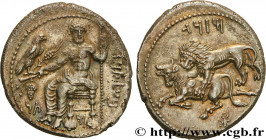 CILICIA - TARSUS - MAZAEUS SATRAP
Type : Statère 
Date : c. 340 AC. 
Mint name / Town : Tarse, Cilicie 
Metal : silver 
Diameter : 24,5  mm
Orientatio...