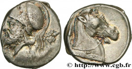 ROMAN REPUBLIC - ANONYMOUS
Type : Didrachme romano-campanien ou nummus 
Date : c. 280-275 AC. 
Mint name / Town : Métaponte 
Metal : silver 
Diameter ...