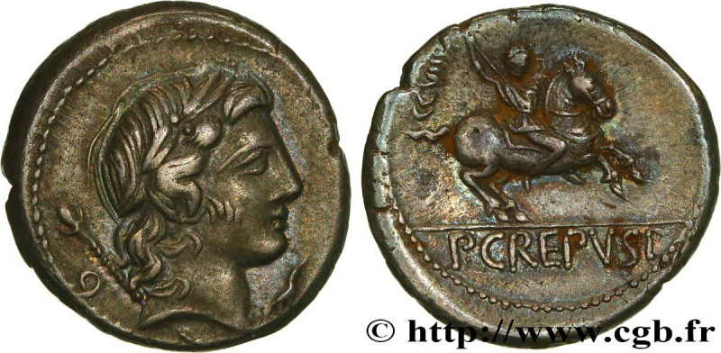 CREPUSIA
Type : Denier 
Date : 82 AC. 
Mint name / Town : Rome 
Metal : silver 
...