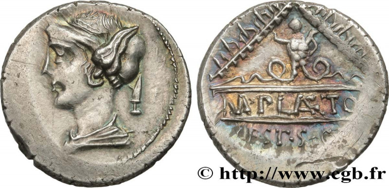 PLAETORIA
Type : Denier 
Date : 69 AC. 
Mint name / Town : Rome 
Metal : silver ...