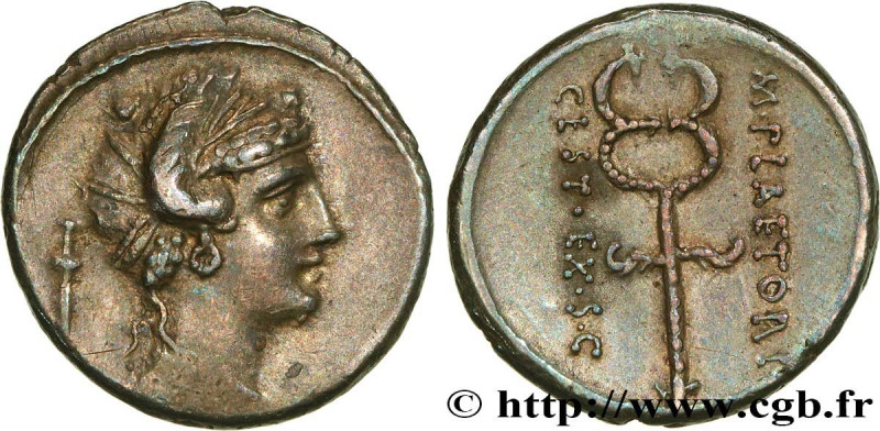PLAETORIA
Type : Denier 
Date : 69 AC. 
Mint name / Town : Rome 
Metal : silver ...