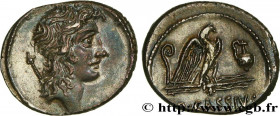 CASSIA
Type : Denier 
Date : 55 AC. 
Mint name / Town : Rome 
Metal : silver 
Millesimal fineness : 950  ‰
Diameter : 16,5  mm
Orientation dies : 6  h...