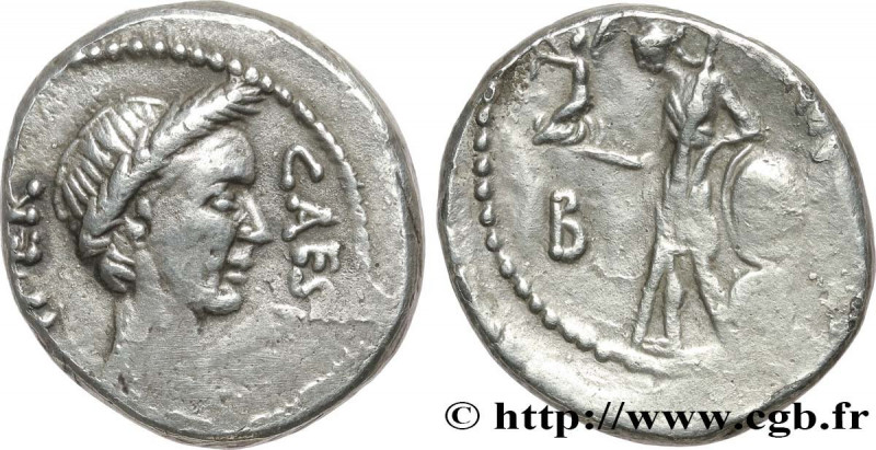 JULIUS CAESAR
Type : Denier 
Date : 44 AC. 
Mint name / Town : Rome 
Metal : sil...