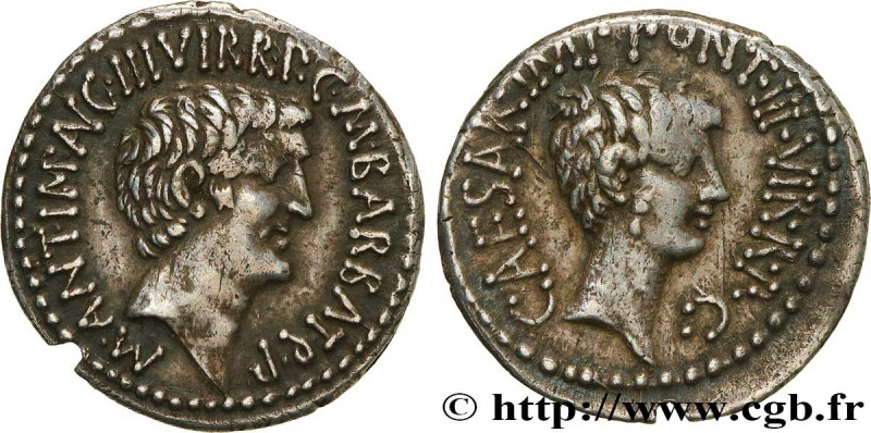 ANTONIUS and OCTAVIAN
Type : Denier 
Date : c. 41 AC. 
Mint name / Town : Éphèse...