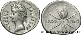 AUGUSTUS
Type : Denier 
Date : 19-18 AC. 
Mint name / Town : Caesaraugusta 
Metal : silver 
Millesimal fineness : 950  ‰
Diameter : 19,5  mm
Orientati...