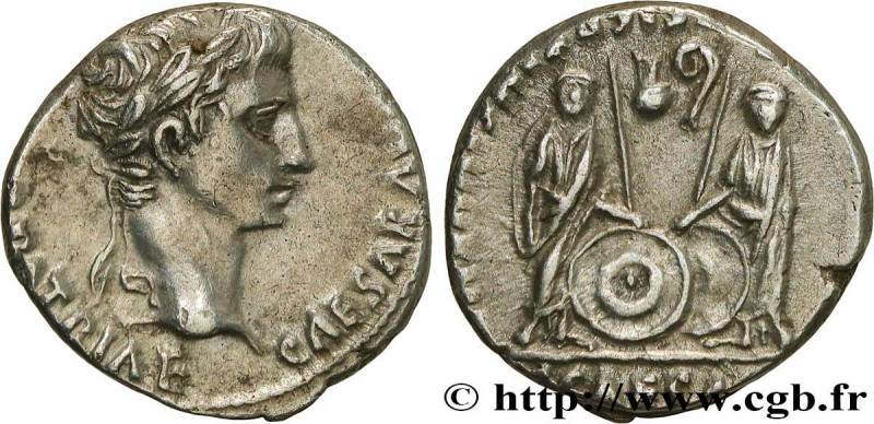 AUGUSTUS, CAIUS and LUCIUS
Type : Denier 
Date : 2 AC. - AD. 12 
Mint name / Tow...
