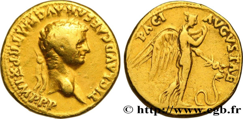 CLAUDIUS
Type : Aureus 
Date : 50-51 
Mint name / Town : Lyon 
Metal : gold 
Dia...