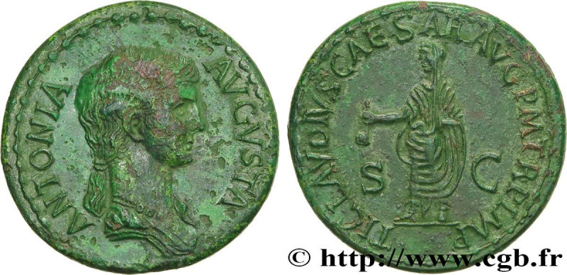 ANTONIA
Type : Dupondius 
Date : 41-45 
Mint name / Town : Rome 
Metal : copper ...