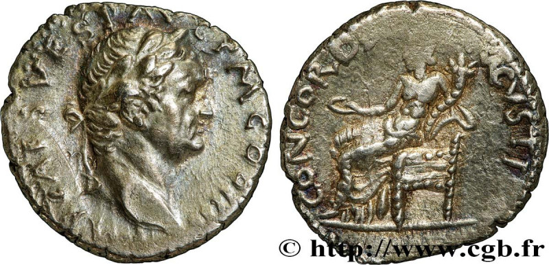 VESPASIAN
Type : Denier 
Date : janvier - juin 
Mint name / Town : Antioche 
Met...