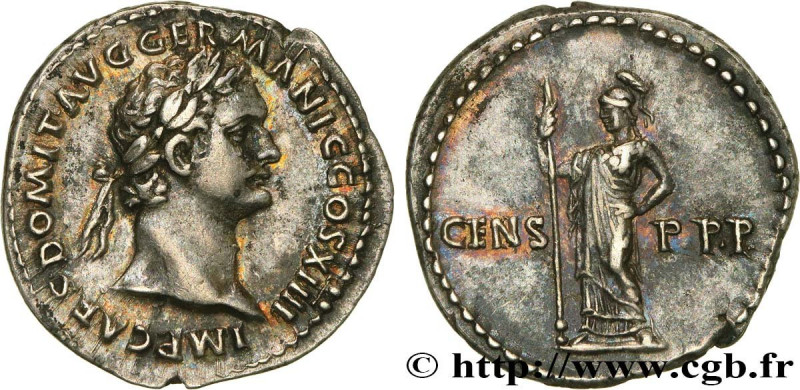 DOMITIANUS
Type : Denier 
Date : 88 
Mint name / Town : Rome 
Metal : silver 
Di...
