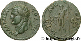 DIVI consecration of DOMITIANUS
Type : As 
Date : 81-82 
Mint name / Town : Rome 
Metal : bronze 
Diameter : 26  mm
Orientation dies : 7  h.
Weight : ...