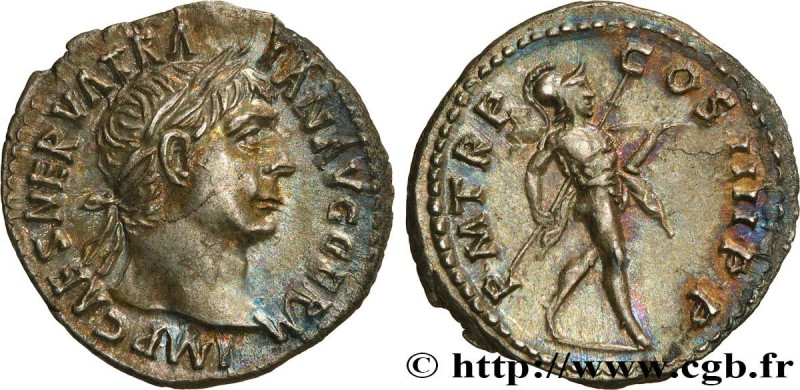 TRAJANUS
Type : Denier 
Date : 102 
Mint name / Town : Rome 
Metal : silver 
Mil...