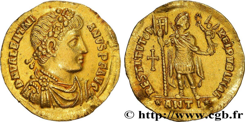 VALENTINIAN I
Type : Solidus 
Date : 364 
Mint name / Town : Antioche 
Metal : g...