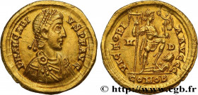 ARCADIUS
Type : Solidus  
Date : 395-402 
Mint name / Town : Milan 
Metal : gold 
Diameter : 21  mm
Orientation dies : 12  h.
Weight : 4,47  g.
Rarity...