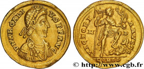 ARCADIUS
Type : Solidus  
Date : 395-402 
Mint name / Town : Milan 
Metal : gold 
Diameter : 21  mm
Orientation dies : 12  h.
Weight : 4,41  g.
Rarity...