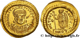ANASTASIUS
Type : Solidus 
Date : 507-518 
Mint name / Town : Constantinople 
Metal : gold 
Millesimal fineness : 1000  ‰
Diameter : 22,5  mm
Orientat...